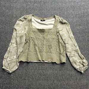 Women's Beige Knit Top